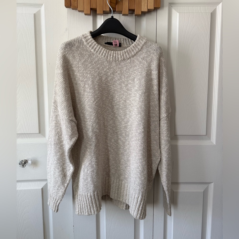 Jenni Kayne Cotton/Line Knit Sweater
